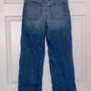 J. Crew factory full length wide leg jeans button fly 25 Blue Photo 2