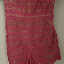 Adelyn Rae  Praya Tie Back Crochet Lace Sorbet Pink Romper Size S Photo 5