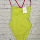 ANDIE NWT  Swim Fiji One Piece Neon Green & Hot Pink Size XS Photo 0