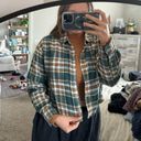 American Eagle Outfitters Cropped Flannel Photo 1