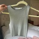 ZARA Silver Tank Photo 0