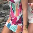 Pitaya Boutique Colorful Halter Mini Dress Photo 0