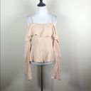 Endless Rose  Top Cold Shoulder Angel Sleeve Blouse Photo 2