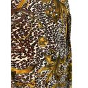 COTE DE FRANCE VINTAGE SILK BLOUSE ANIMAL PRINT BAROQUE TOP WOMEN'S SIZE LARGE Photo 1