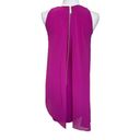 Ted Baker  Magenta Locie Asymmetric Mini Overlay Dress Pink Size 2 US Size 6 Photo 7