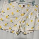 old navy white shorts w/ lemon designs all over Pink Size 4 Photo 0