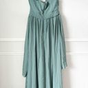 Birdy Grey NWT  Grace Convertible Chiffon Maxi Dress in Sea Glass sz S Photo 4