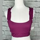 Free People  movement stay centered bralette purple new with tags size medium Photo 1