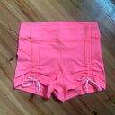 Lululemon  Neon Peach Biker Shorts Photo 4