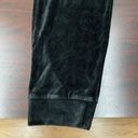 Calvin Klein Black Velvet Sweatpants with Pockets Photo 1