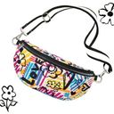 Brighton  Graffiti Love Crossbody Belt Bag Fanny Pack 1970's Retro D30265 - $78 Photo 1