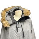 Torrid  Light Gray Faux Fur Hooded Puffer Parka Jacket Plus Size 2X Photo 1