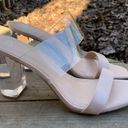 BP . Naomi Block Heel Sandal in Blush Faux Leather Size 10 Photo 4