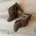 Juicy Couture  10 Green Suede Buckled Heeled Clogs Photo 6