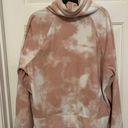 Old Navy Active Pink Tie Dye Mock Neck Sweatshirt Photo 1