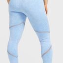 SoulCycle Blue Seamless Moto Soul Cycle Leggings  Photo 0