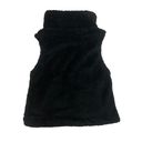 Tommy Hilfiger Black Fuzzy Faux Fur Vest Size M Medium Black Photo 5