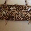 Chateau  Evening Bag with Shells & Wooden Beads Photo 1