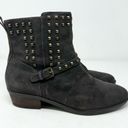 Ralph Lauren  Shaelynn Metal Stud Almond Toe Leather Boots Brown Size 9.5 Photo 1