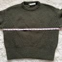 Madewell Sweater Wool-Blend Wedge Crewneck Knit Pullover Green M NWT New Photo 8