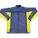 Nike Vintage 90s  Windbreaker Green Blue Zip Up Jacket Photo 0