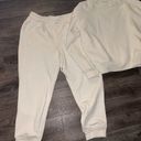 A New Day Off white/cream matching jogger and crew neck set. Super comfy! Worn once Photo 0