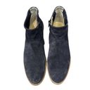 Paul Green  Women’s Boots Navy Blue Logan Suede Ankle Bootie US size 7.5 Photo 3