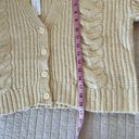 American Eagle NWT Aeo Oversized V-Neck cream cableknit chunky button down Cardigan sweater S​ Photo 8