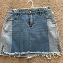 Papaya Denim Skirt  Photo 0