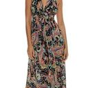 Luli Fama NWOT  Gypsy deep plunge halter maxi dress sz S Photo 0