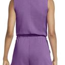 Nike Sportswear Women Purple Nubela Varsity Short Romper Photo 8