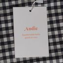 ANDIE  Swim The Skirt Skirted Bikini Bottoms Black and White Gingham Plaid XS Photo 7