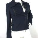 Guess by Marciano  Asymmetrical Jacket Navy Size 6 Photo 5