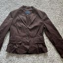 Banana Republic  Women’s Blazer Brown Size 8 Career Suit Business Casual Jacket Photo 0