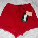 Pretty Little Thing NWT  red shorts Photo 0