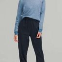 Lululemon  Silk-Blend Crewneck Pullover Sweater Heathered Soft Denim Size 2 Photo 0