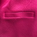 Talbots Talbot’s Woman Wool Double-Faced Wing Collar Open Jacket Solid Pink Size 1X Photo 6