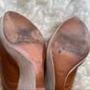 Krass&co COLE ROOD & HAAN . brown LEATHER LACE UP GLADIATOR PEEP TOE WEDGE SANDALS Photo 6