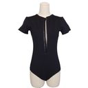 James Perse  Y/OSEMITE Scuba Bodysuit Black Sz 3 Photo 2