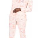 Rae Dunn  pink tie dye soft pajama pants size medium Photo 0