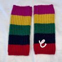 Coach  Colorblock Striped Wool Alpaca Blend Arm Warmers Photo 2