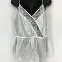 In Bloom  Romper By Jonquil Women's Size S Here Comes The Bride White Photo 1