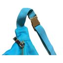 Pink Lily NWOT  Nylon Aqua with Gold Belt Bag‎ w/ Adjustable Strap Photo 3