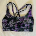 Lululemon  Energy Bra Medium Support Floral Shift Multi Size 4 Photo 2