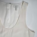 Joie  Ori D Silk Drop Waist Tank Dress in Cream Size S Photo 9