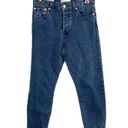 Levi's Levi’s Wedgie Jean Icon Fit Tapered Leg in Intergalactic Blue Size 26 Jeans Photo 1