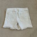 American Eagle  midi beige denim shorts in size 8 Photo 2