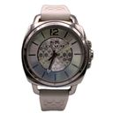 Coach  Women Boyfriend Signature Watch Silicon White Silver Photo 1