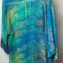 Susan Marling Silk Kimono Jacket Sz. O/S Size M Photo 1