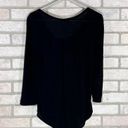 AG Adriano Goldschmied Ag Adriano Goldschmield Black Jaxon 3/4 sleeve Scoopneck Tee Size S Photo 9